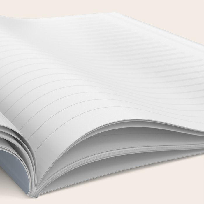 Cool Tone Grey III Solid Color Notebook Gallery Image 2