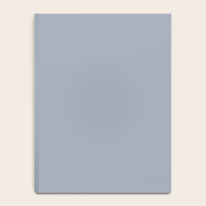 Cool Tone Grey III Solid Color Notebook Gallery Image 4