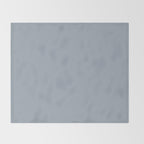 Cool Tone Grey III Solid Color Throw Blanket Gallery Image 2