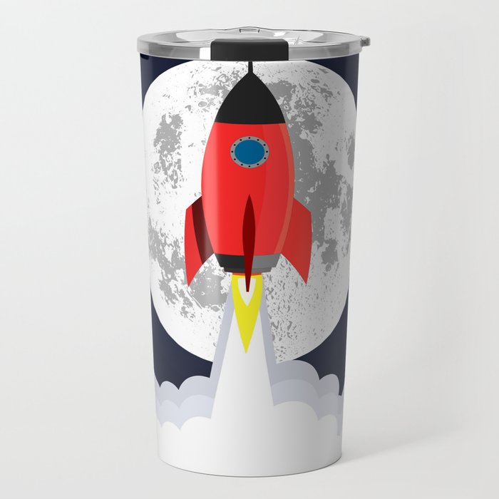 Rocket lift off Travel Mug Gallery Image 1