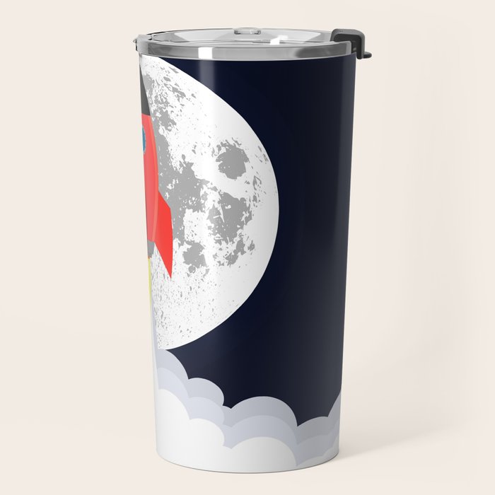 Rocket lift off Travel Mug Gallery Image 2