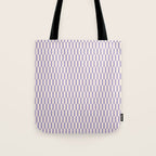 Retro vintage check: lavender and ice cream colours Tote Bag Gallery Image 1