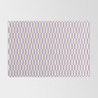 Retro vintage check: lavender and ice cream colours Rug Gallery Image 2