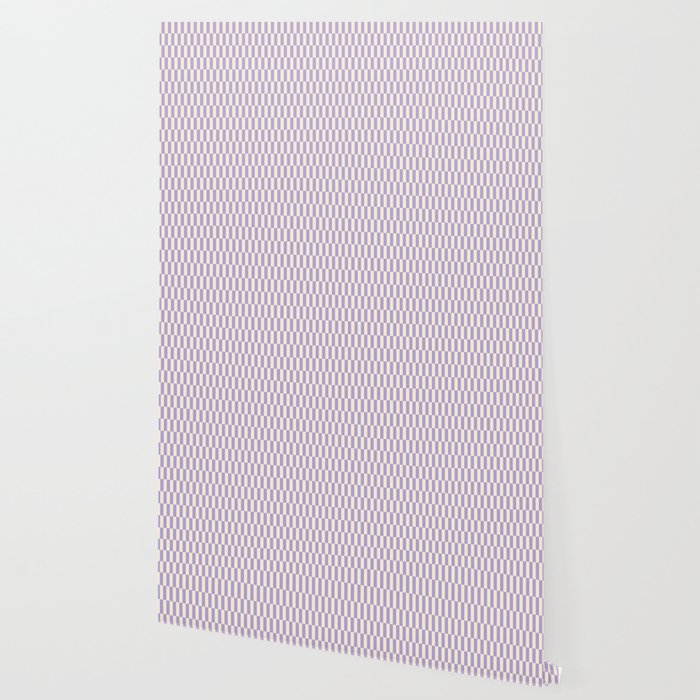 Retro vintage check: lavender and ice cream colours Wallpaper Gallery Image 2