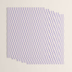 Retro vintage check: lavender and ice cream colours Wrapping Paper Gallery Image 3