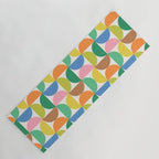 Mid Century Modern Shapes - Multi Color Yoga Mat Gallery Image 1