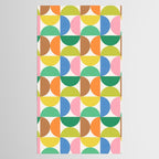 Mid Century Modern Shapes - Multi Color Tablecloth Gallery Image 2