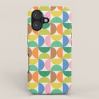 Mid Century Modern Shapes - Multi Color iPhone Case Gallery Image 1