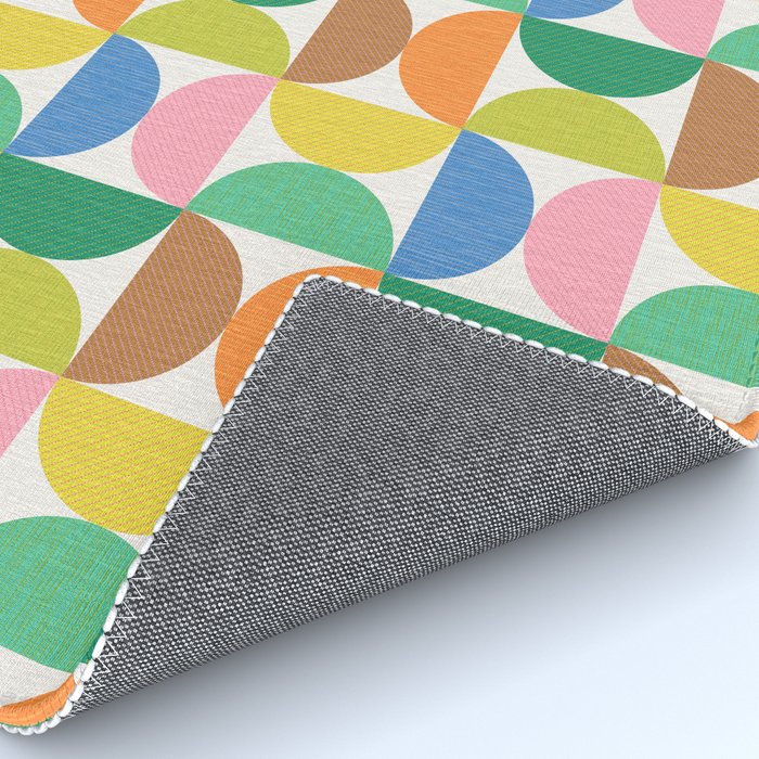 Mid Century Modern Shapes - Multi Color Rug Gallery Image 4