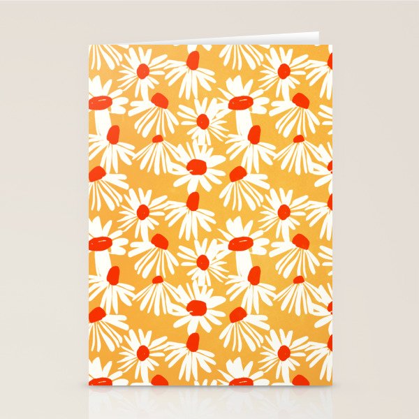 Summer Daisy: Tangerine Edition Stationery Card Gallery Image 2
