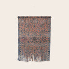 Manchester Kashan Floral Peach Persian Rug Print Wall Hanging Gallery Image 1