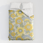 Dalia Yellow Comforter Gallery Image 6