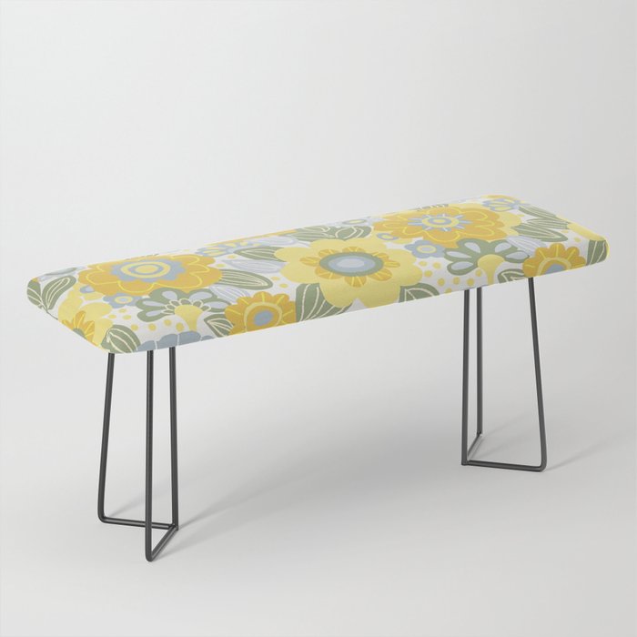 Dalia Yellow Bench Gallery Image 1