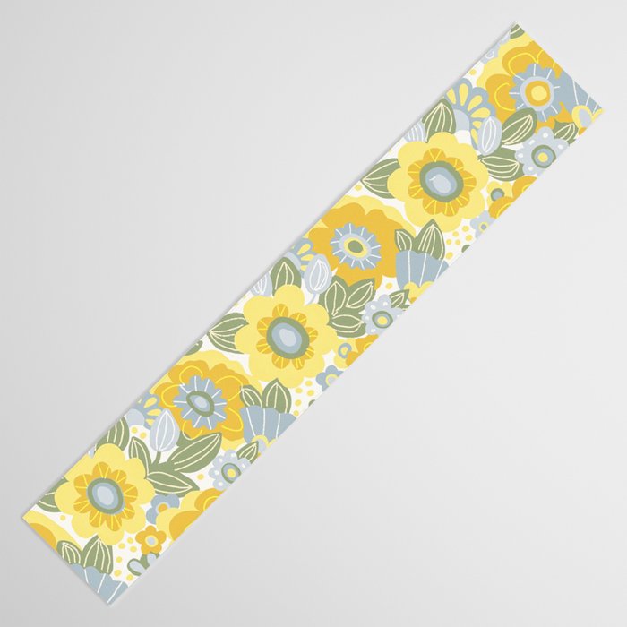 Dalia Yellow Table Runner Gallery Image 3