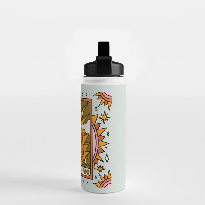 1. The Magician Mushroom Water Bottle Gallery Image 2
