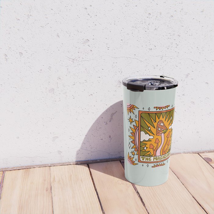 1. The Magician Mushroom Travel Mug Gallery Image 4