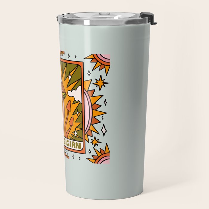 1. The Magician Mushroom Travel Mug Gallery Image 2