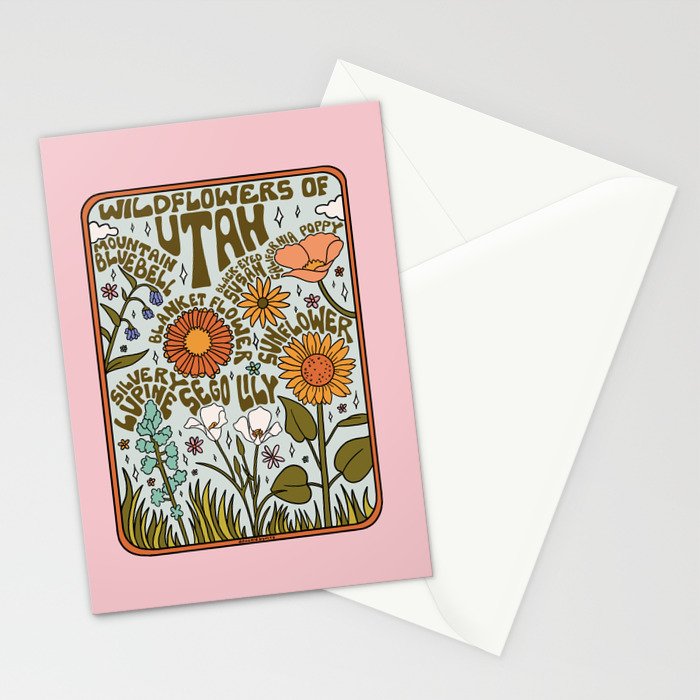 Utah Wildflowers Stationery Card Gallery Image 2
