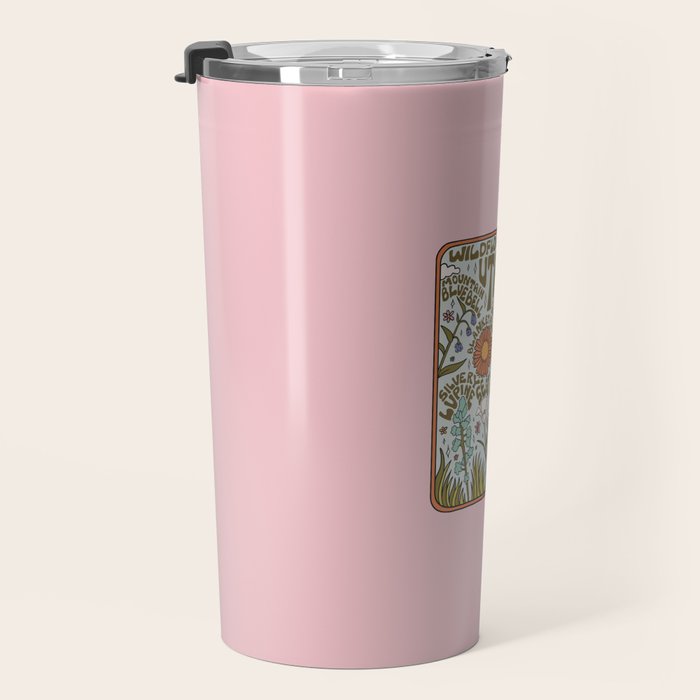 Utah Wildflowers Travel Mug Gallery Image 3