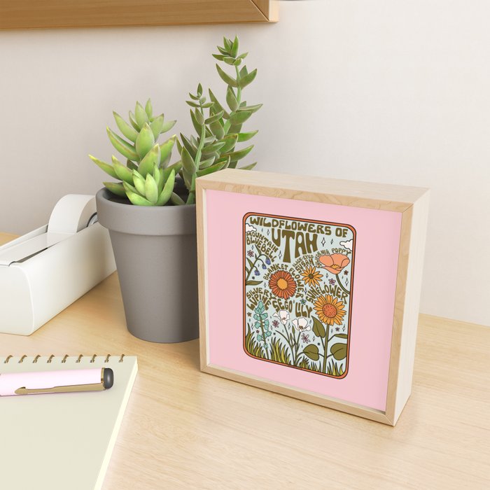 Utah Wildflowers Mini Art Print Gallery Image 2