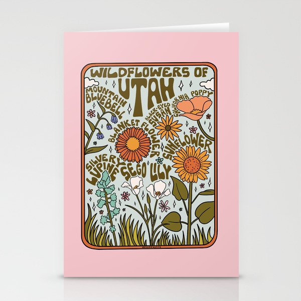 Utah Wildflowers Stationery Card Gallery Image 2