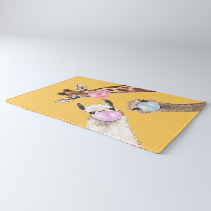 Bubble Gum Gang in Yellow Rug Gallery Image 3