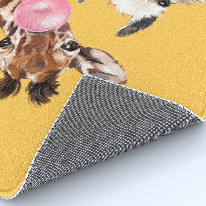 Bubble Gum Gang in Yellow Rug Gallery Image 4