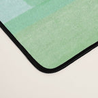 Abstract Watercolor Waves in Ocean Teal Desk Mat Gallery Image 4