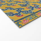 Chinese Dragon Wrapper for the Tapestry Scroll Mingling of Clear and Muddy Water at the Junction of the Jing and Wei Rivers  Welcome Mat Gallery Image 2