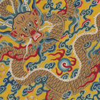 Chinese Dragon Wrapper for the Tapestry Scroll Mingling of Clear and Muddy Water at the Junction of the Jing and Wei Rivers  Coffee Mug Gallery Image 2