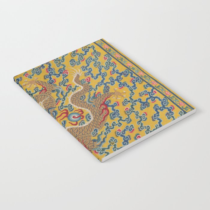 Chinese Dragon Wrapper for the Tapestry Scroll Mingling of Clear and Muddy Water at the Junction of the Jing and Wei Rivers  Notebook Gallery Image 2