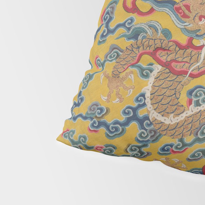 Chinese Dragon Wrapper for the Tapestry Scroll Mingling of Clear and Muddy Water at the Junction of the Jing and Wei Rivers  Pillow Sham Gallery Image 4