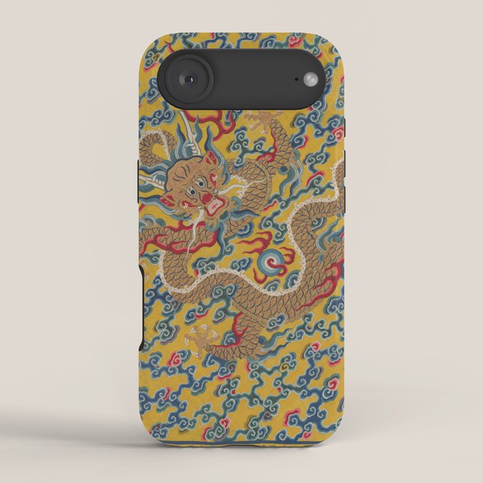 Chinese Dragon Wrapper for the Tapestry Scroll Mingling of Clear and Muddy Water at the Junction of the Jing and Wei Rivers  iPhone Case Gallery Image 2