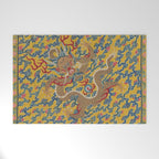 Chinese Dragon Wrapper for the Tapestry Scroll Mingling of Clear and Muddy Water at the Junction of the Jing and Wei Rivers  Welcome Mat Gallery Image 1