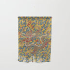Chinese Dragon Wrapper for the Tapestry Scroll Mingling of Clear and Muddy Water at the Junction of the Jing and Wei Rivers  Wall Hanging Gallery Image 1