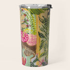 Black cat in the Garden Travel Mug Gallery Image 2