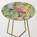 Black cat in the Garden Side Table Gallery Image 2