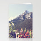 Mountain Wildflowers - Banff Nature, Landscape Photography Stationery Card Gallery Image 2
