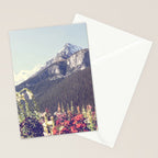 Mountain Wildflowers - Banff Nature, Landscape Photography Stationery Card Gallery Image 2