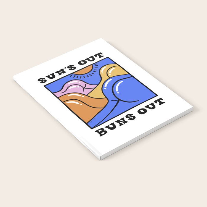 Sun's Out Buns Out (with Lettering) Notebook Gallery Image 2