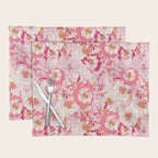 Pink flowers of peonies Placemat Gallery Image 1