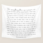 For everything there is a season, Ecclesiastes 3:1-8 Wall Tapestry Gallery Image 4