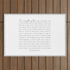 For everything there is a season, Ecclesiastes 3:1-8 Outdoor Rug Gallery Image 1