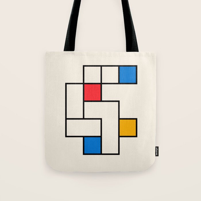 Bauhaus Blocks Tote Bag Gallery Image 1
