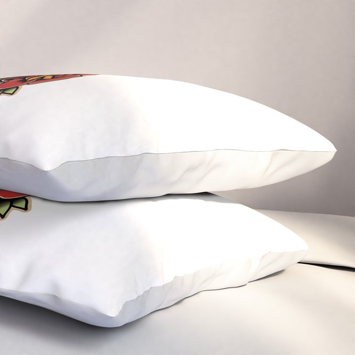 Colour Vintage Eagle Pillow Sham Gallery Image 3