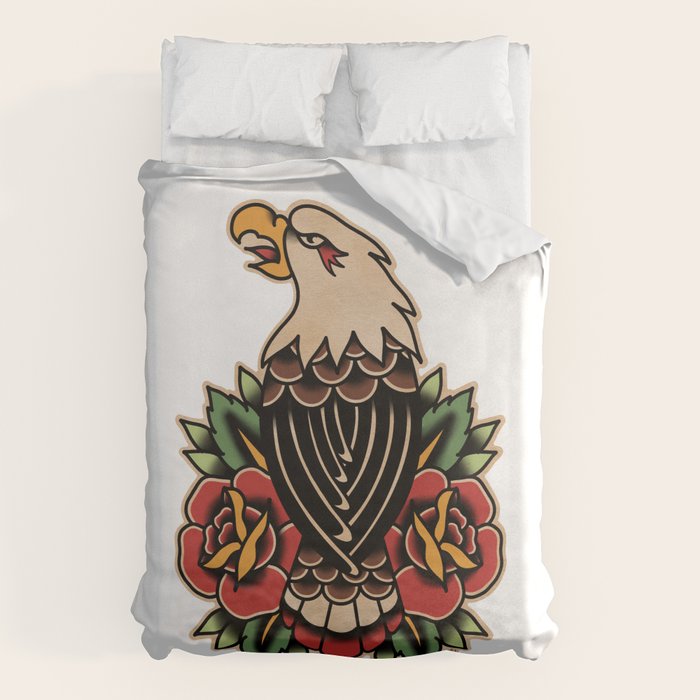 Colour Vintage Eagle Duvet Cover