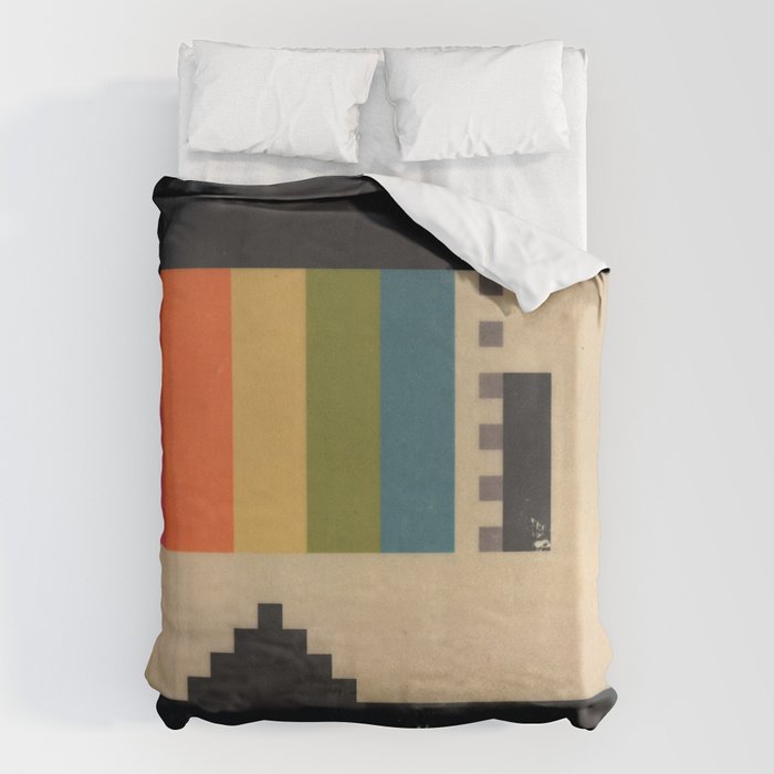 VHS Pixels Duvet Cover Gallery Image 1