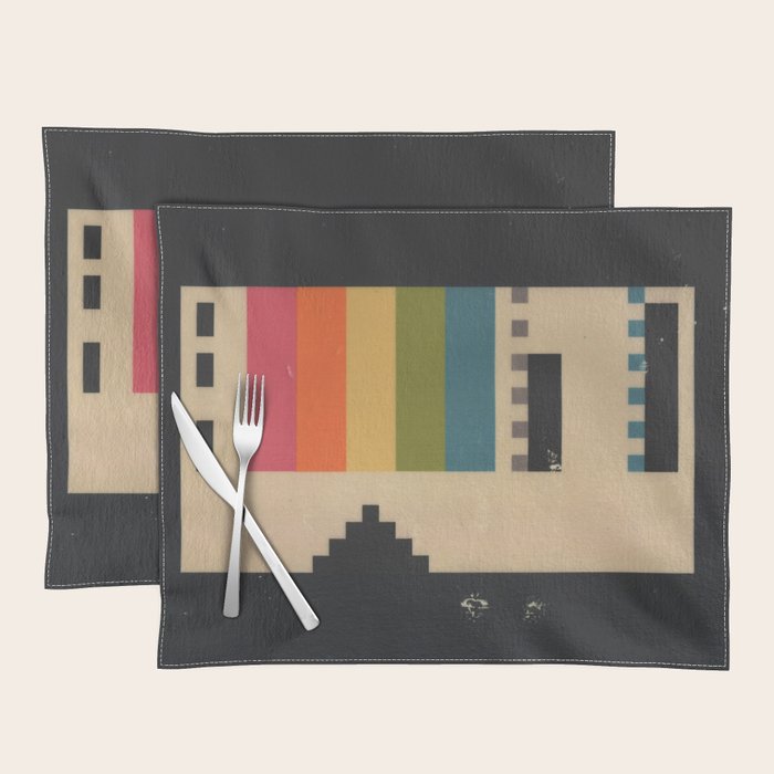 VHS Pixels Placemat Gallery Image 1