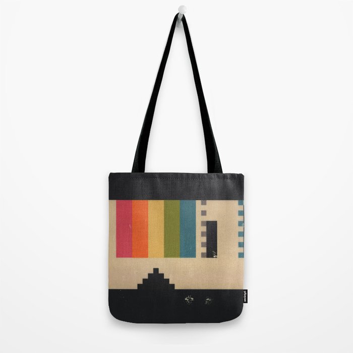 VHS Pixels Tote Bag Gallery Image 2