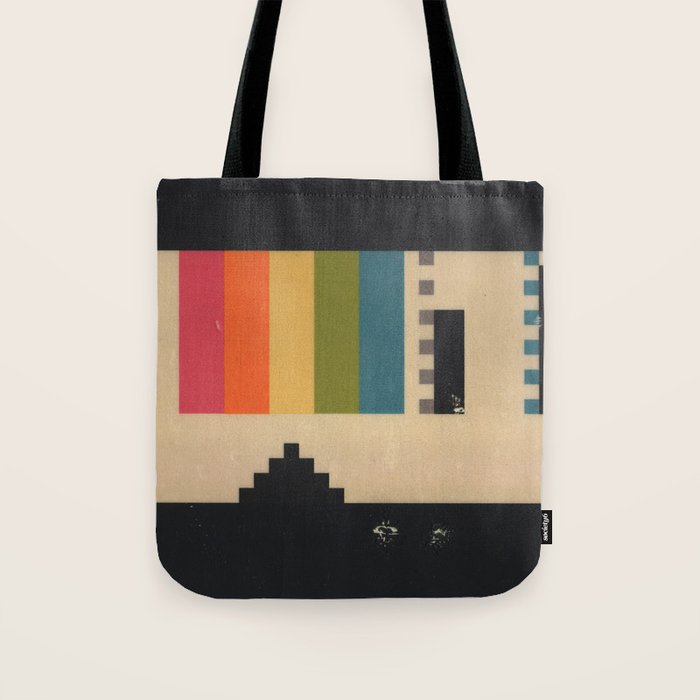 VHS Pixels Tote Bag Gallery Image 1